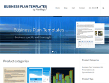 Tablet Screenshot of business-plan-templates.net